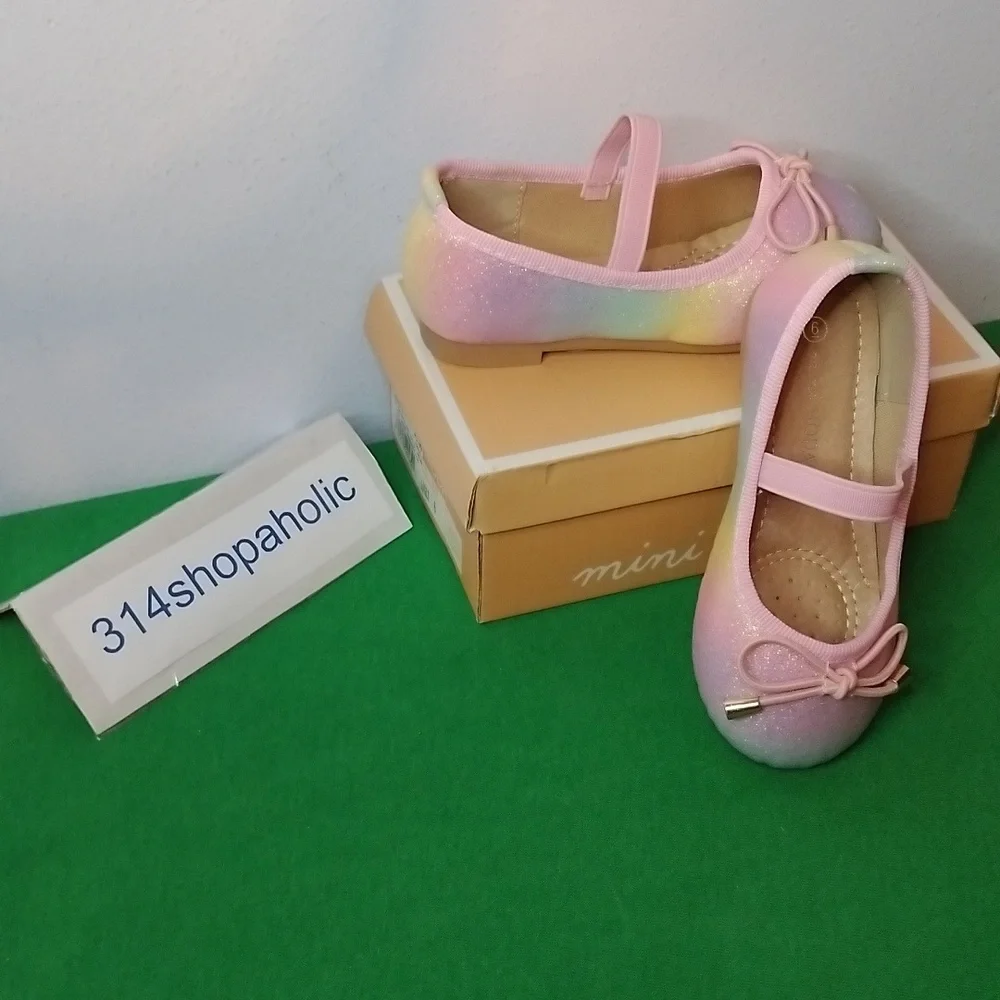 Toddler Girls Rainbow Ballet Flats